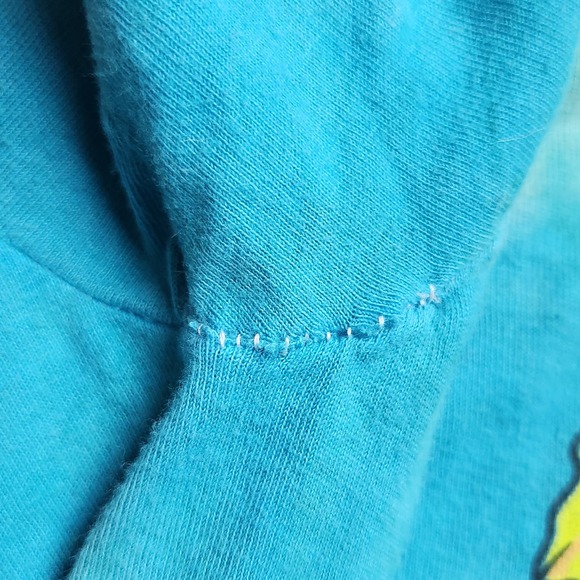 Buc-ees Size Large Shirt Tye Dye Flamingo LEI'D‎ Back Hibiscus Flowers - Picture 8 of 8